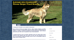 Desktop Screenshot of elevagedespicardiers.com